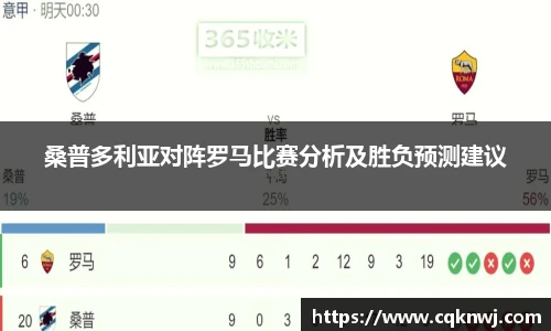 桑普多利亚对阵罗马比赛分析及胜负预测建议
